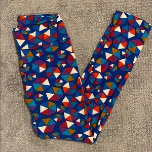 Lularoe multicolor OS pattern leggings!